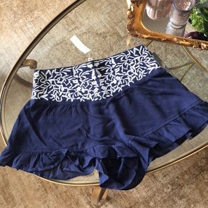 Cute & comfy navy blue high waisted shorts